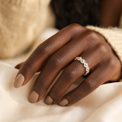 Silver Floral Ring