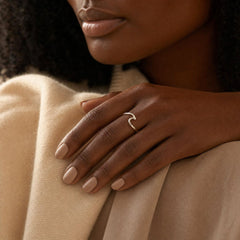 Silver Minimalist Open Ring