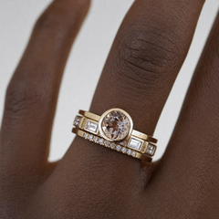 Gold Bezel Solitaire Ring